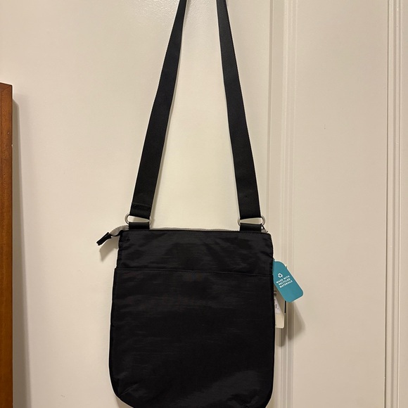 Baggallini Black Messenger Bag with Silver Accents - Picture 5 of 5